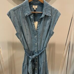 Elan Blue Denim Mini Dress